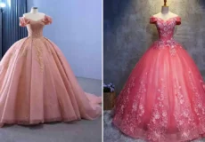 لباس عروس رنگی جدید