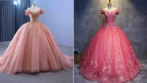 لباس عروس رنگی جدید