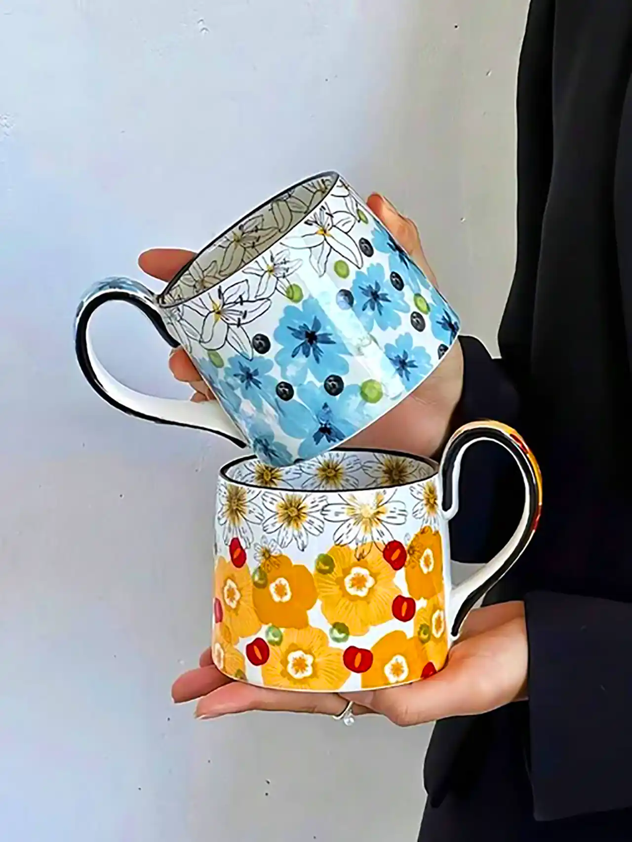 ماگ قهوه خوری سفالی 