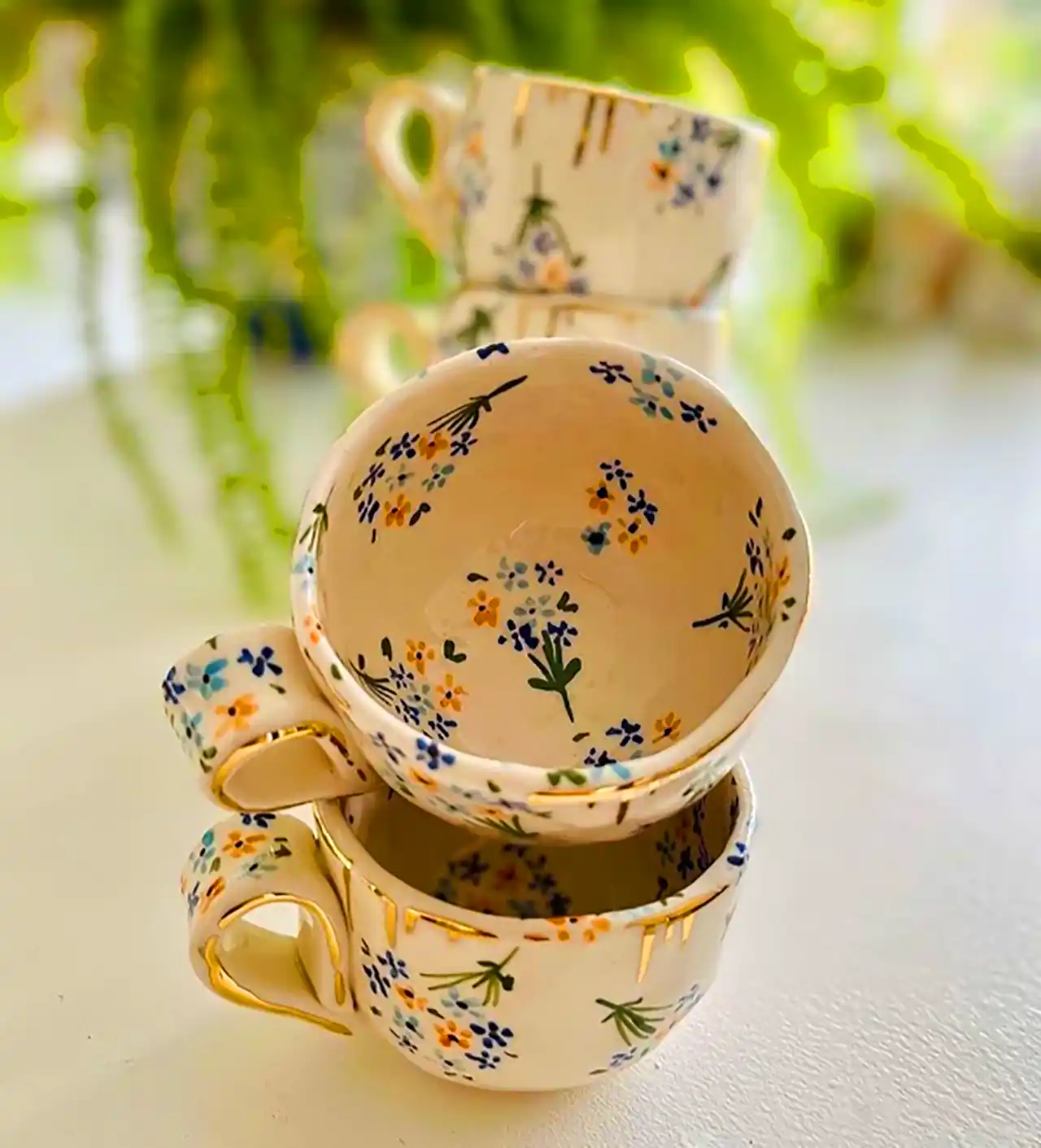 ماگ قهوه خوری سفالی 