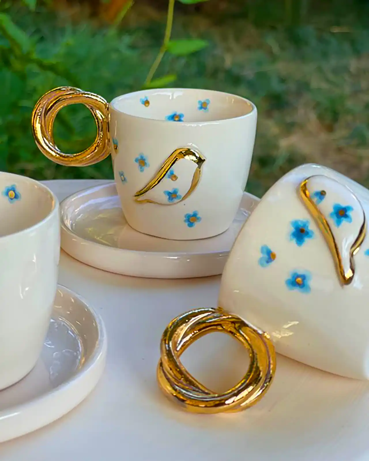 ماگ قهوه خوری سفالی 