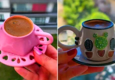 ماگ و زیرماگی سرامیکی