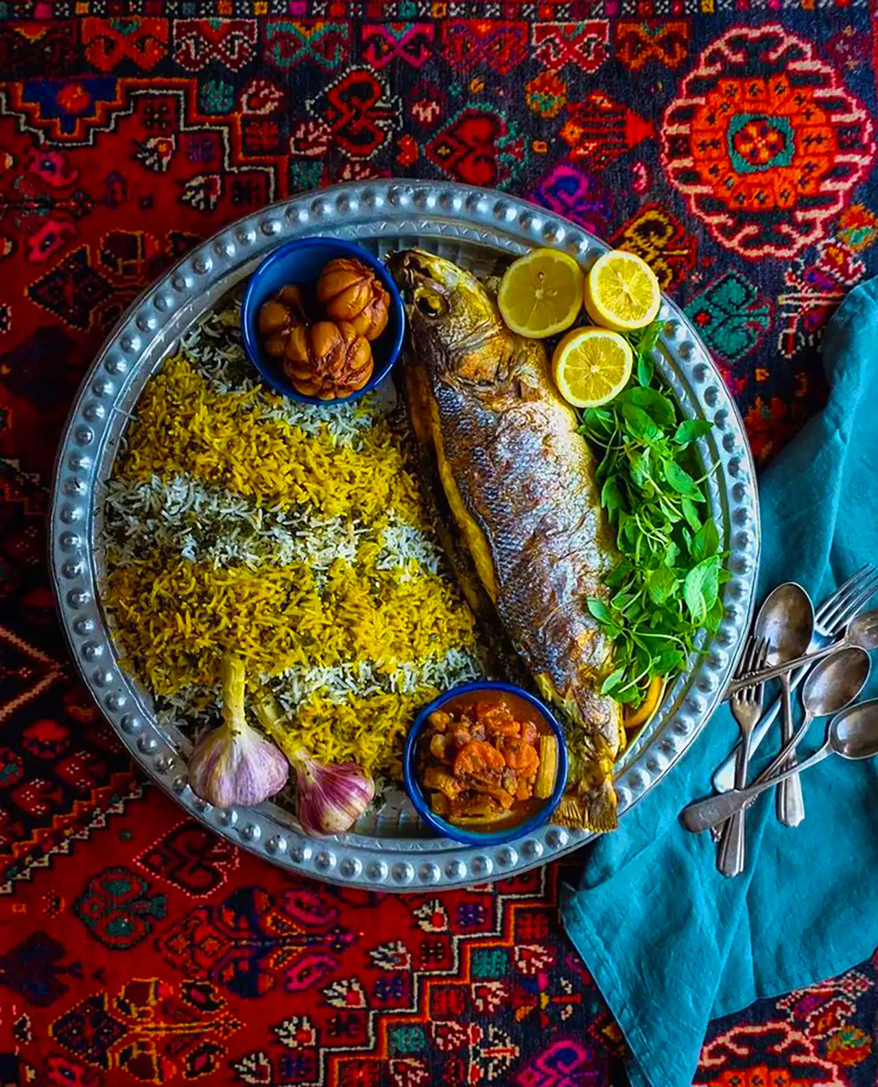 ماهی سرخ شده برای مهمانی