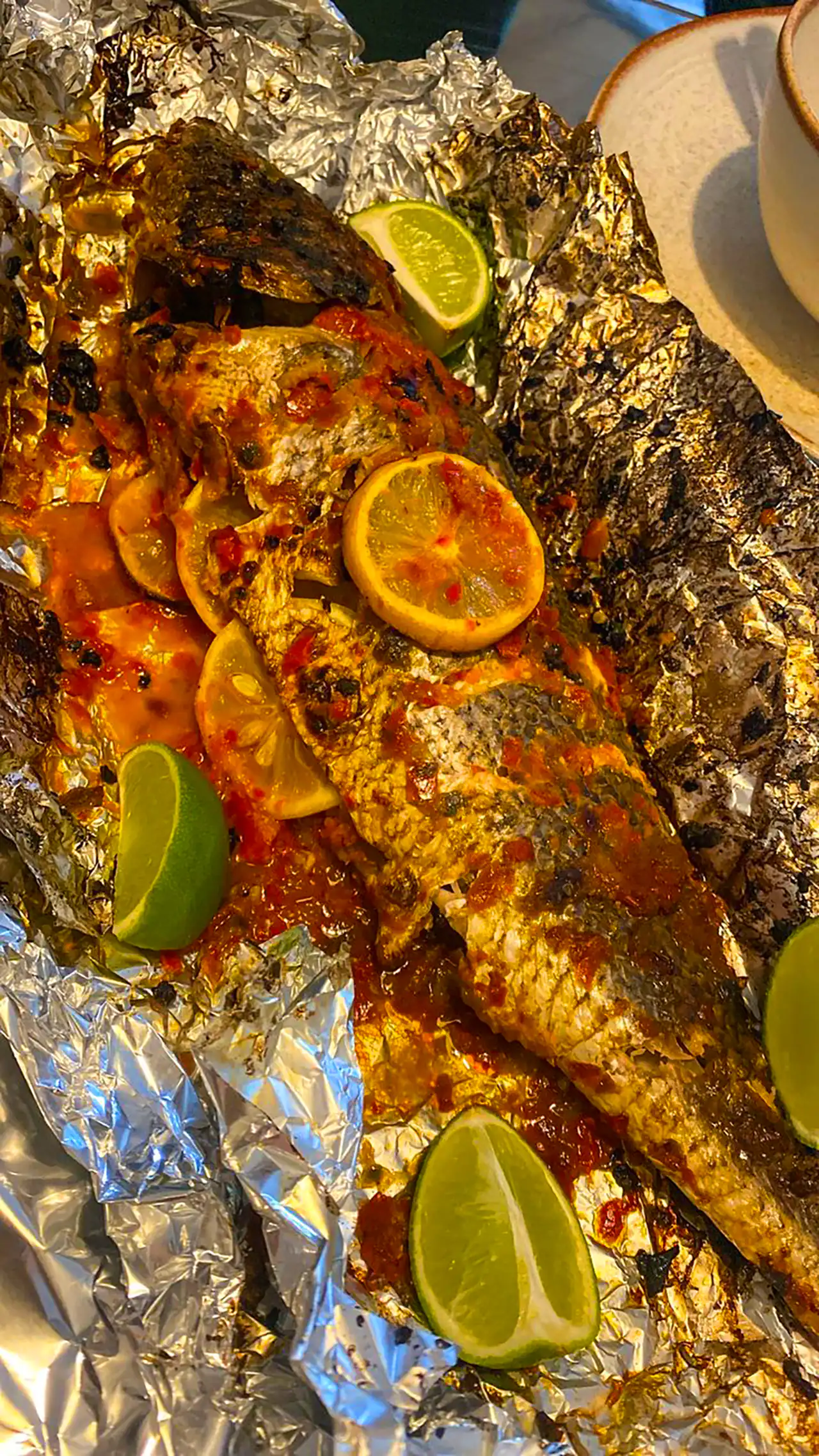 ماهی سرخ شده برای مهمانی