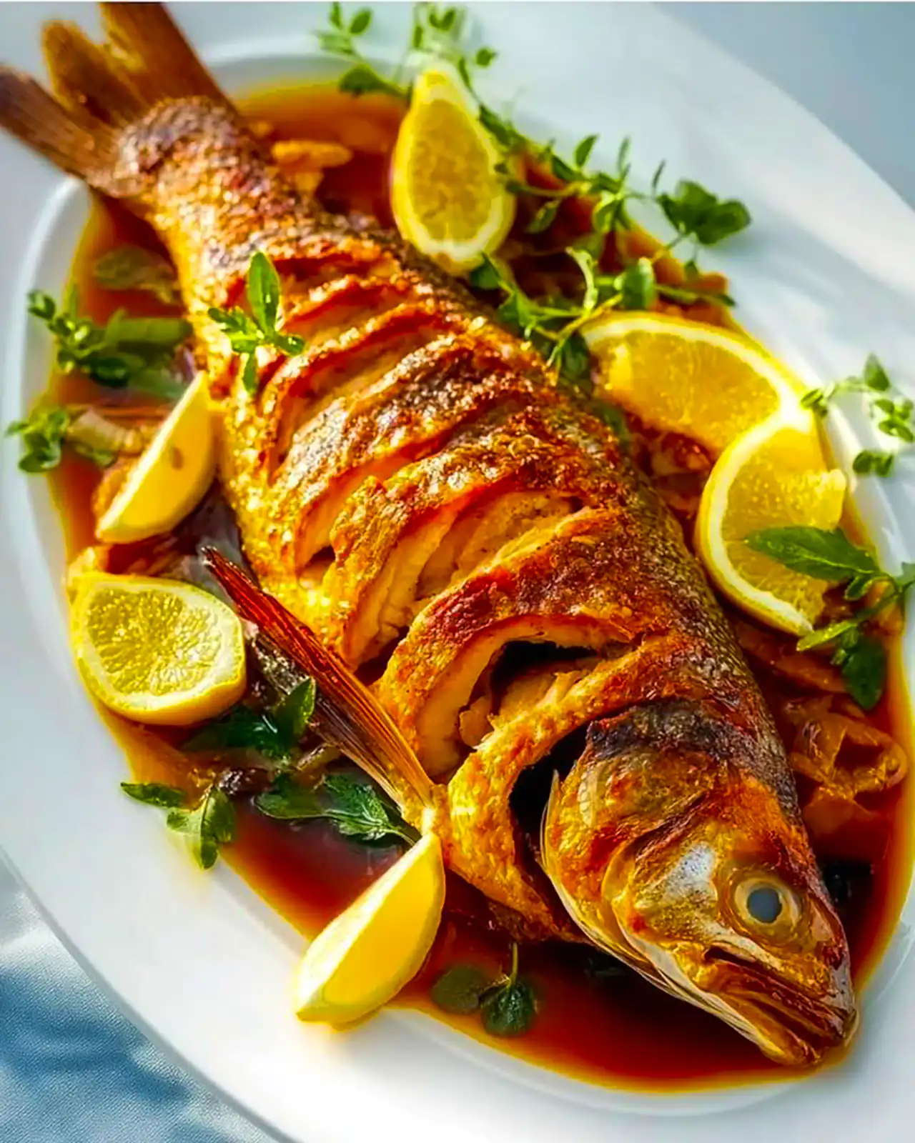 ماهی سرخ شده برای مهمانی