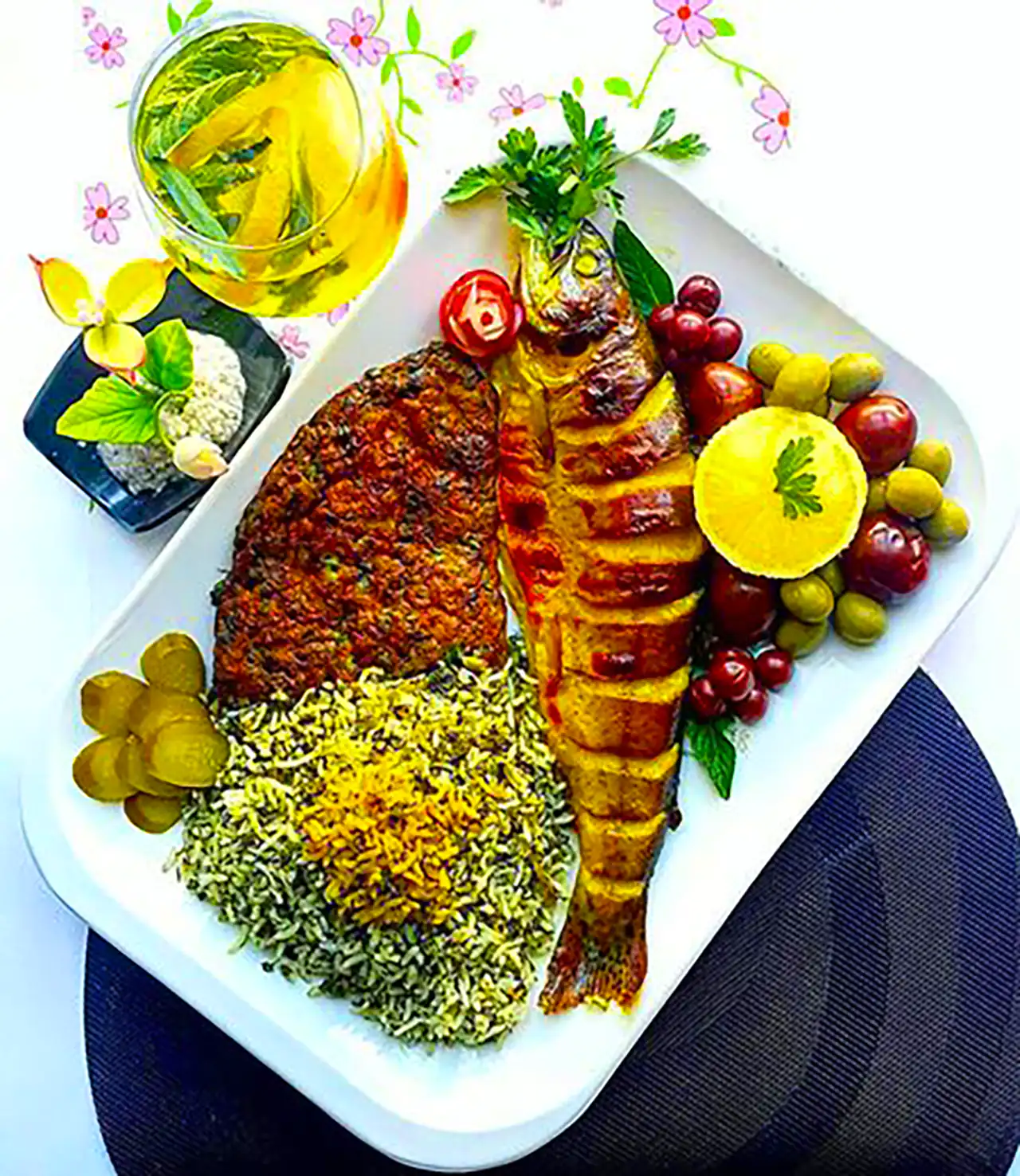 ماهی سرخ شده برای مهمانی