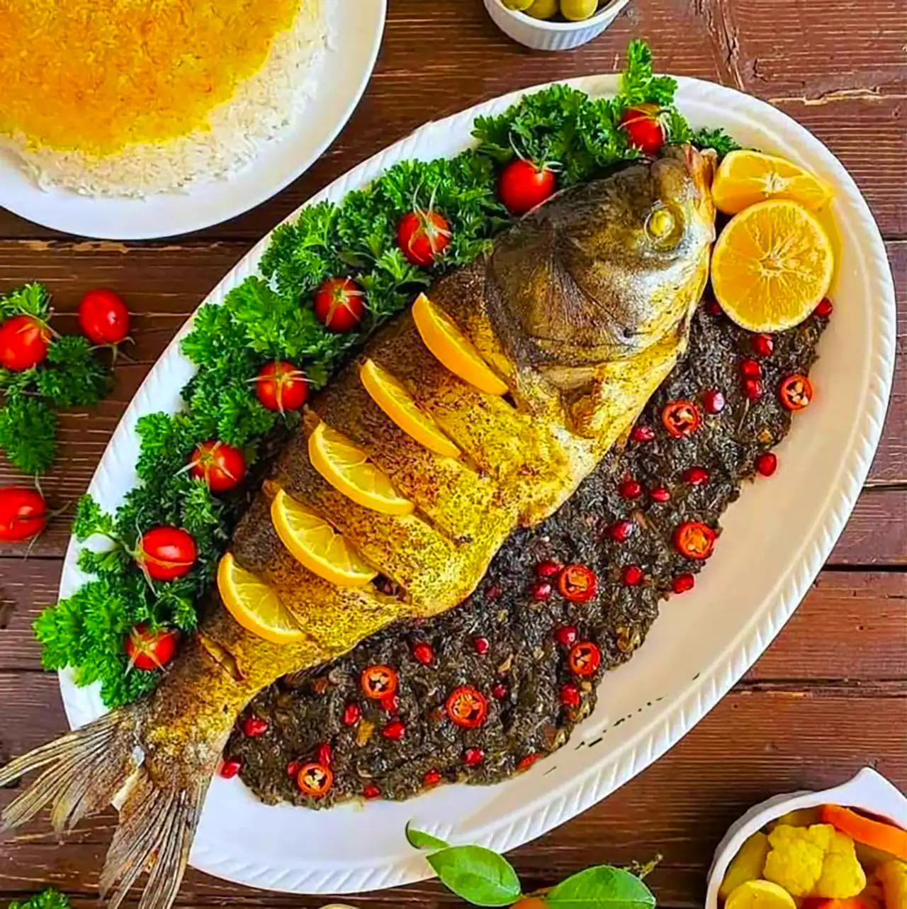 ماهی سرخ شده برای مهمانی