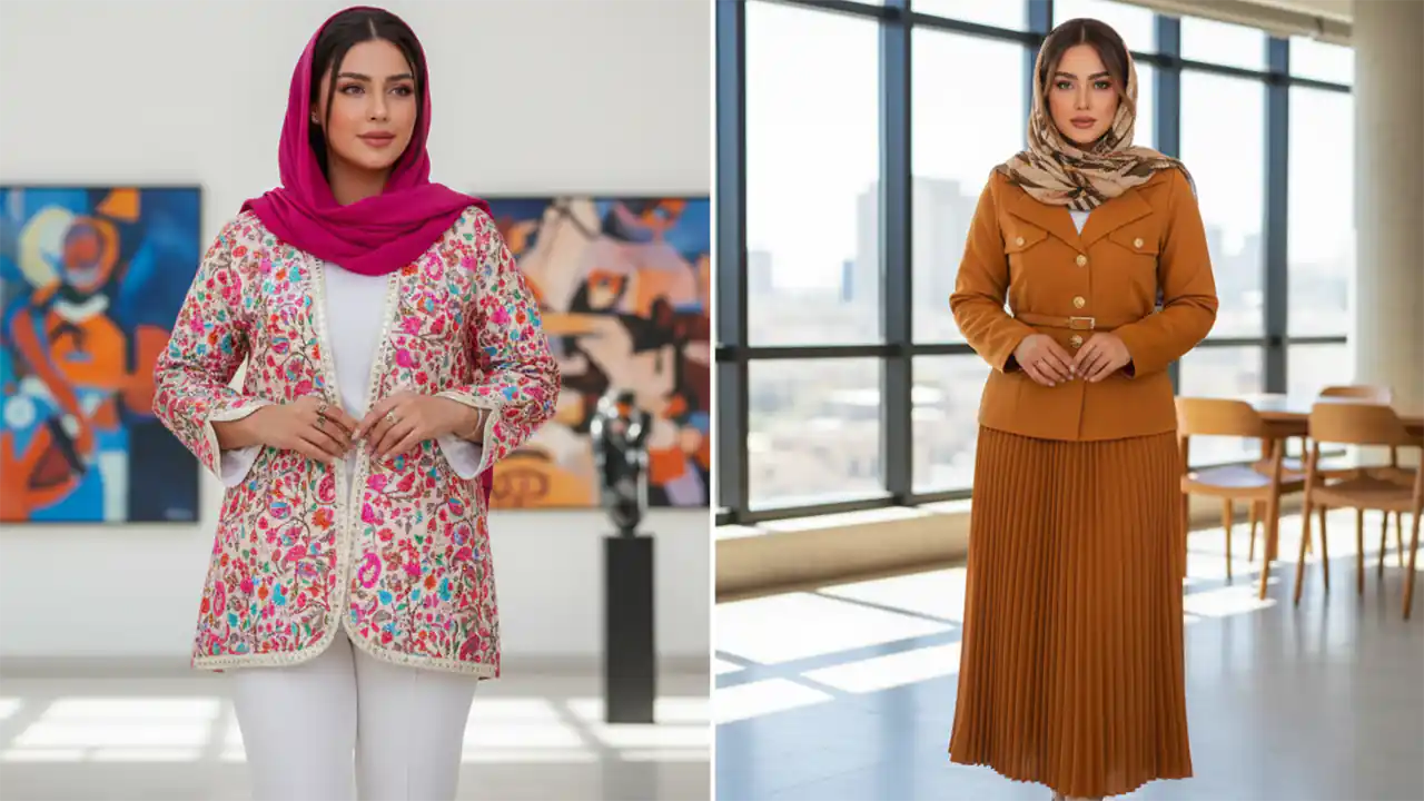 مانتو ابریشمی خاص زنانه