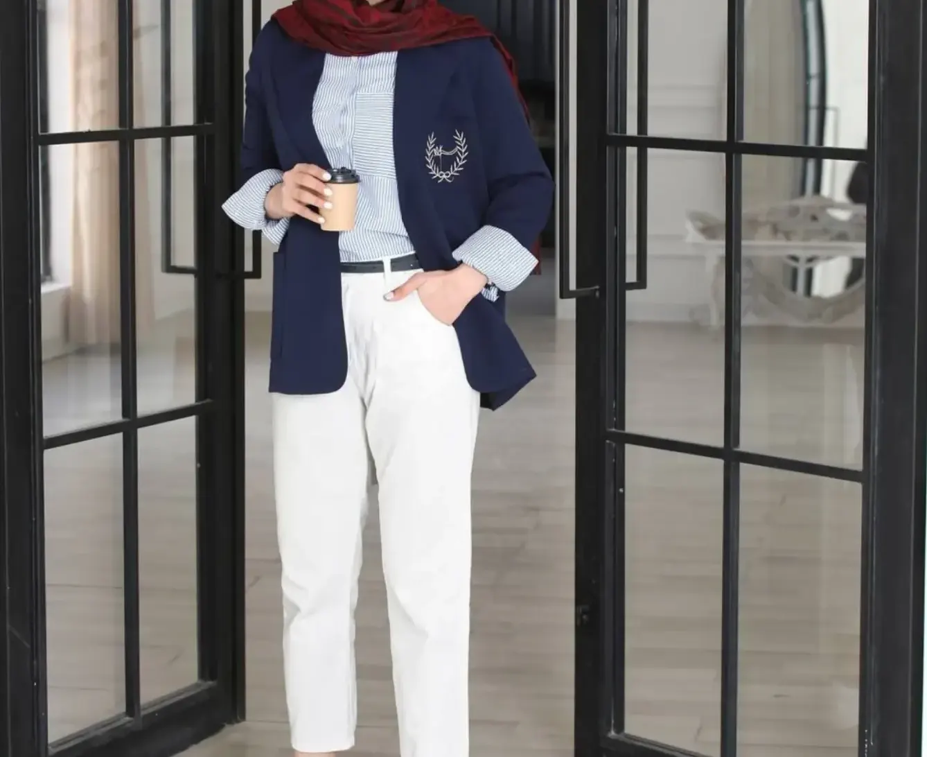 مانتو کتان سبک و زیبا