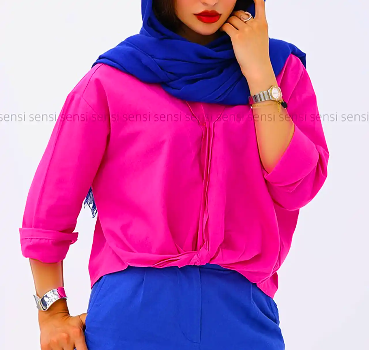 مانتو لینن ساده فصلی