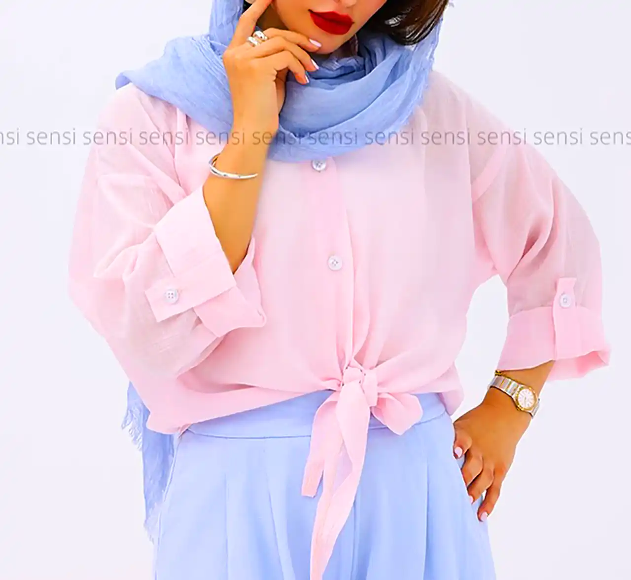 مانتو لینن ساده فصلی