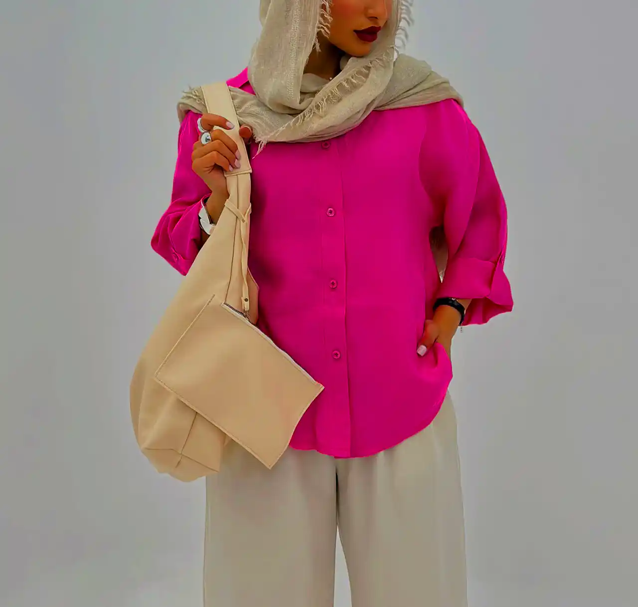 مانتو لینن ساده فصلی