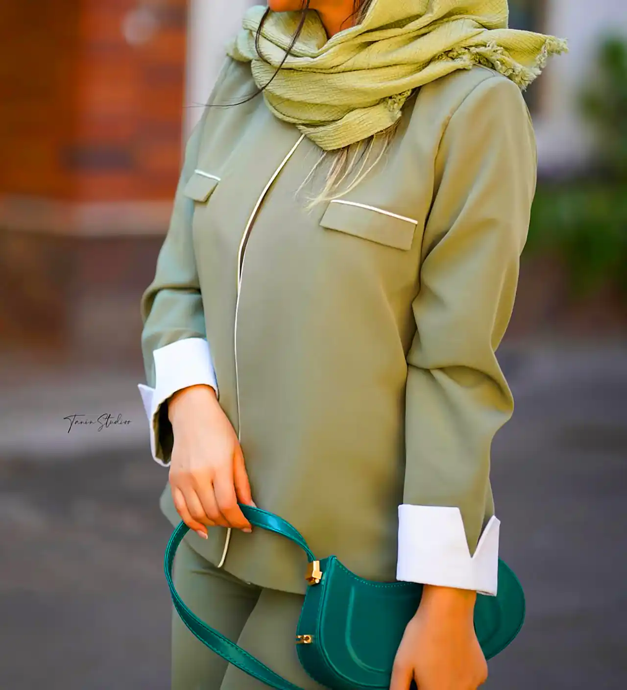 مانتو لینن ساده فصلی