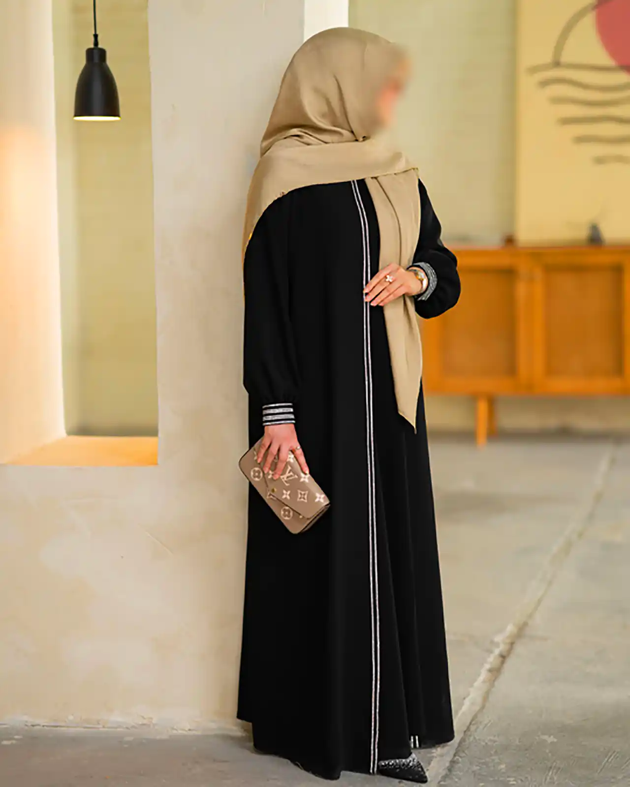 مانتو عبایی کاربردی شیک 