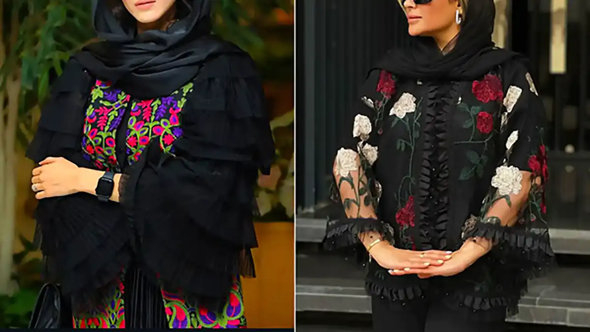 مانتو عروسکی و زیبا مشکی