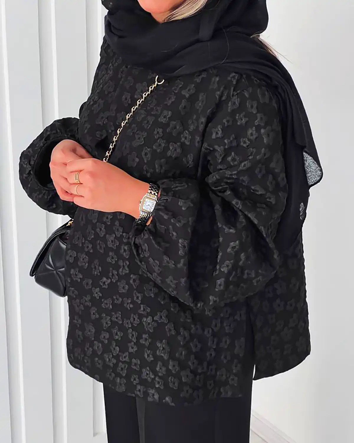 مانتو عروسکی و زیبا مشکی