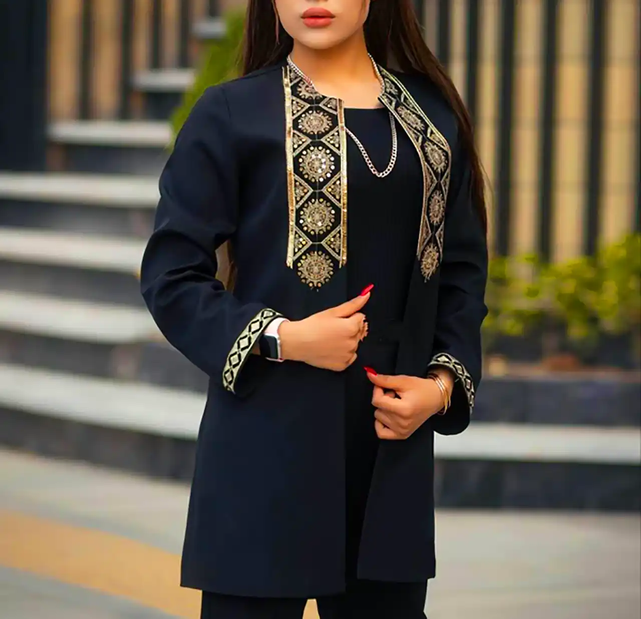 مانتو کژوال با الیاف طبیعی 