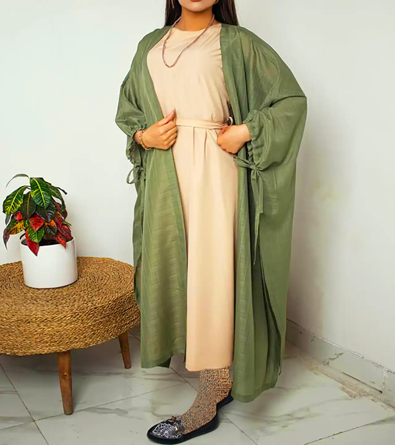 مانتو کژوال با الیاف طبیعی 