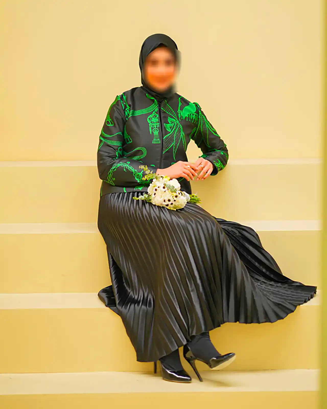 مانتو مزونی با پارچه با کیفیت 