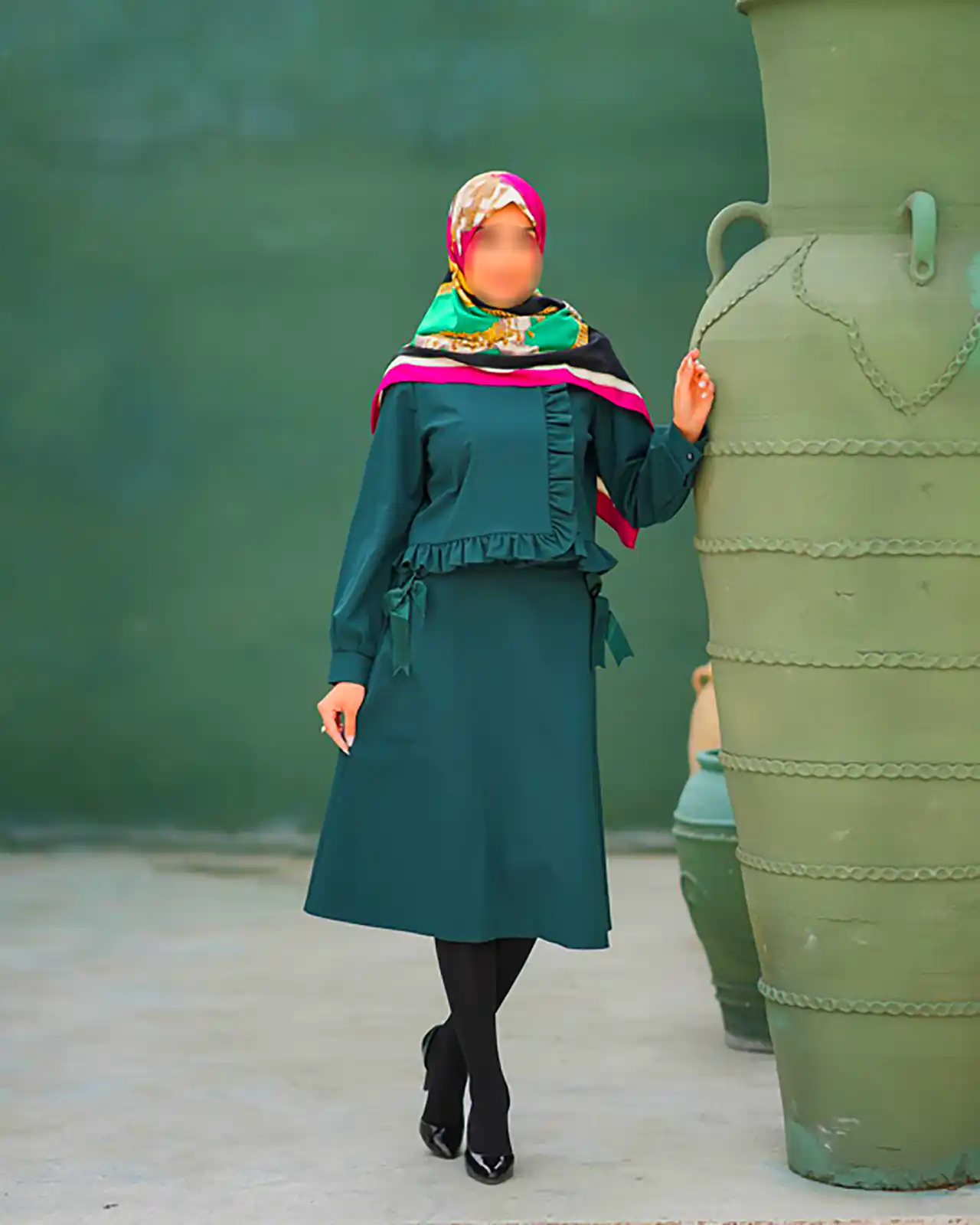 مانتو مزونی با پارچه با کیفیت 