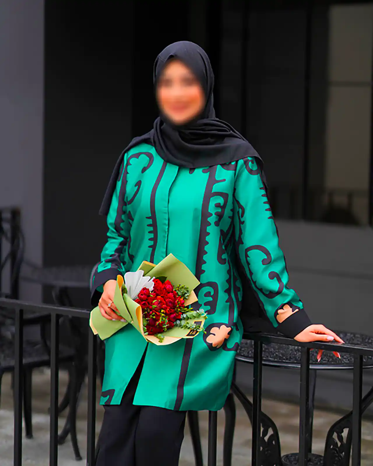 مانتو مزونی با پارچه با کیفیت 