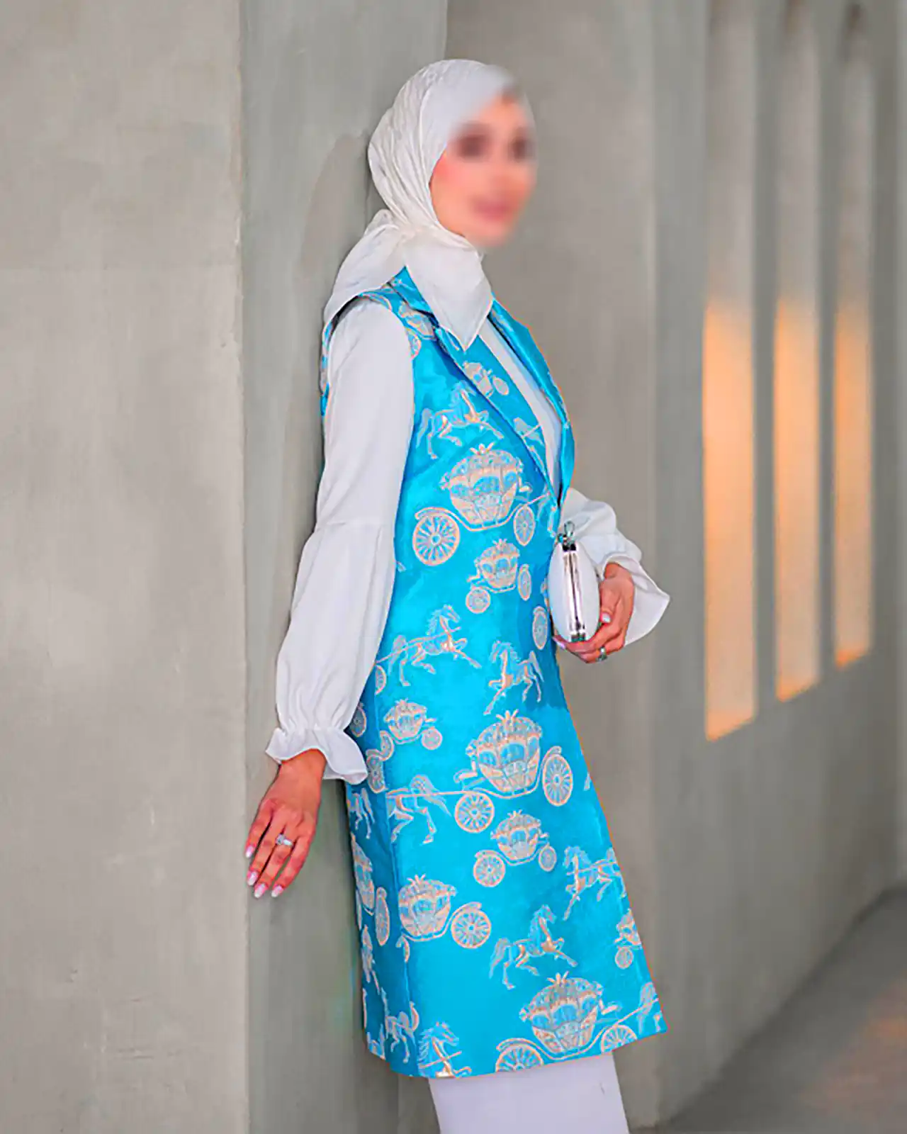 مانتو مزونی با پارچه با کیفیت 