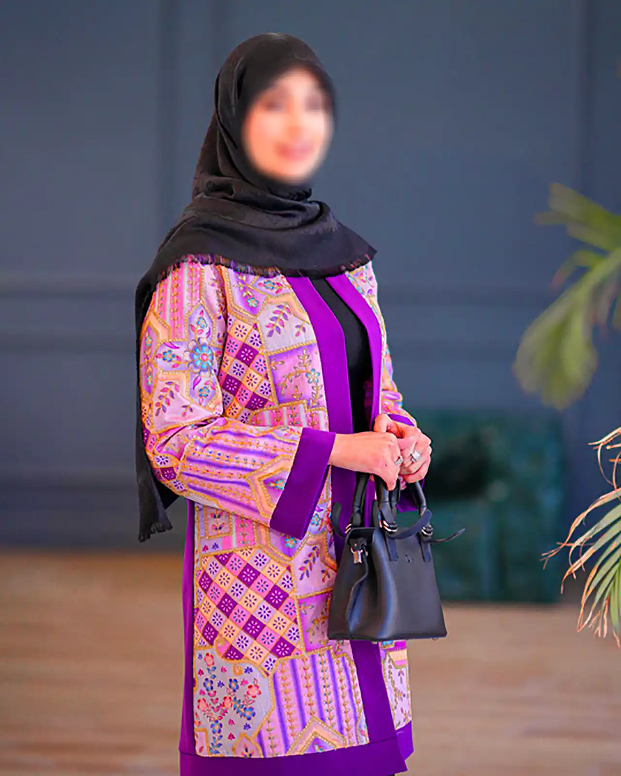 مانتو مزونی با پارچه با کیفیت 