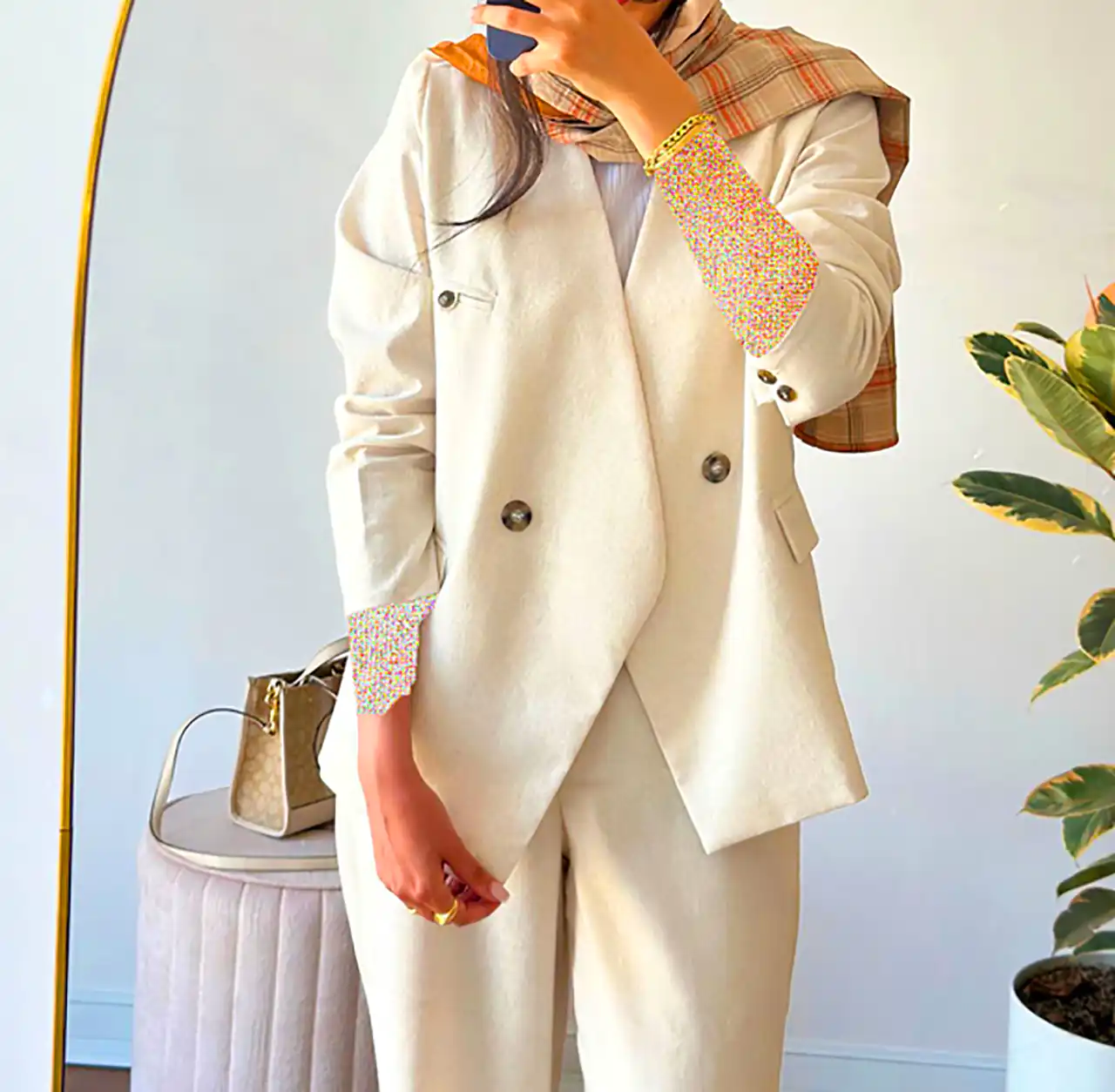 مانتو نخی روزمره ساده 