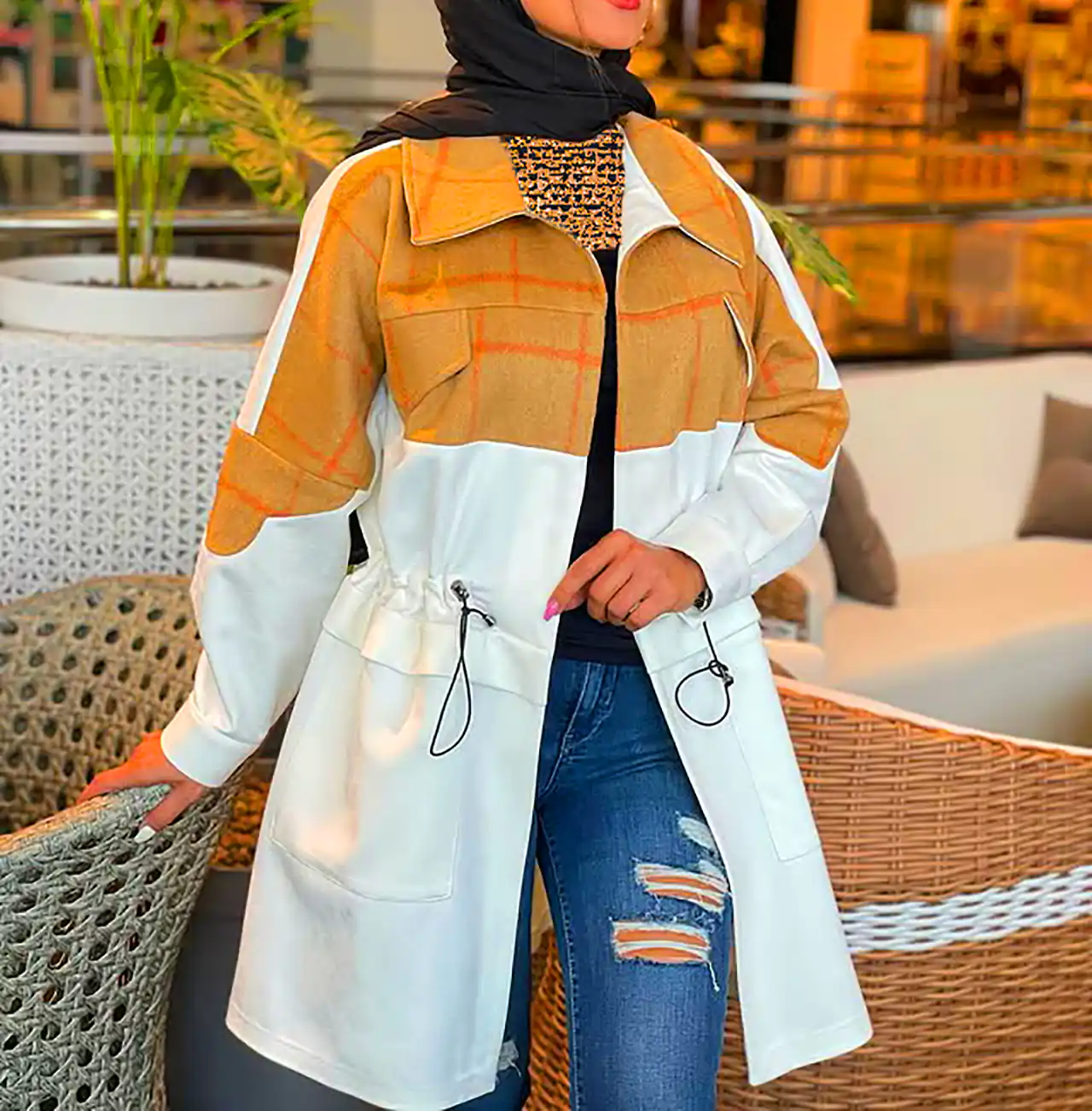 مانتو روزمره شیک و اقتصادی