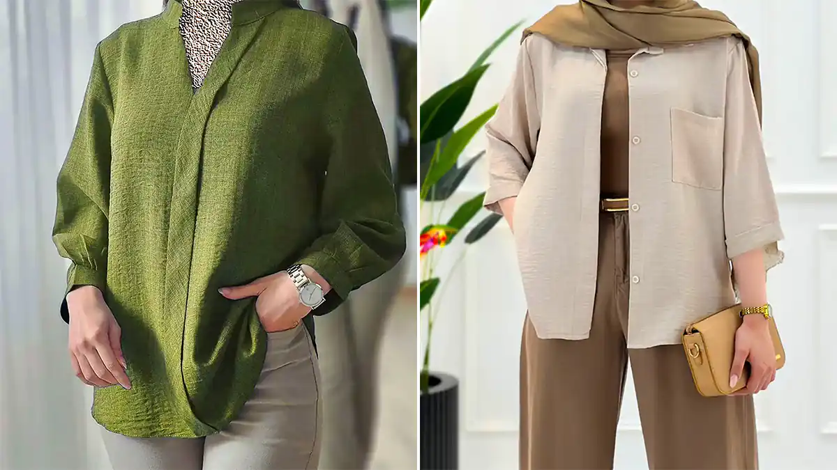 مانتو شومیزی روزمره زیبا