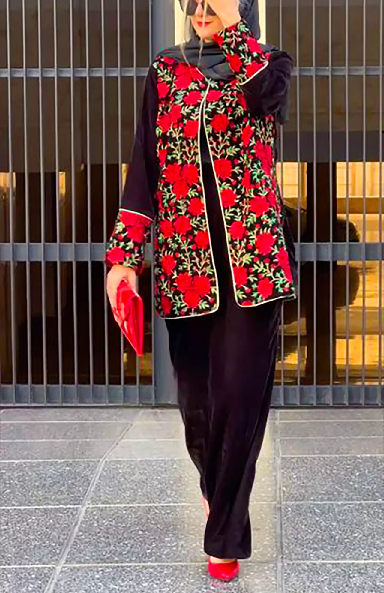 مانتو سوزن دوزی برای عید 1405