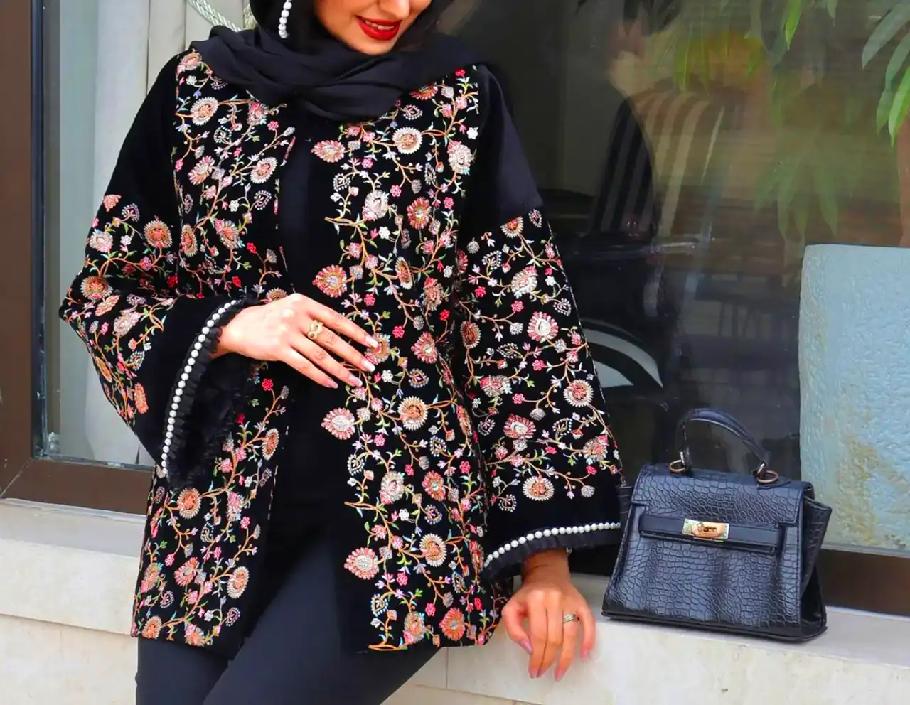 مانتو سوزن دوزی برای عید 1405