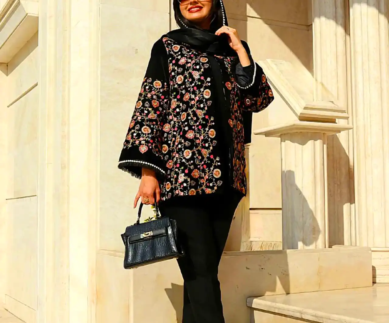 مانتو سوزن دوزی برای عید 1405
