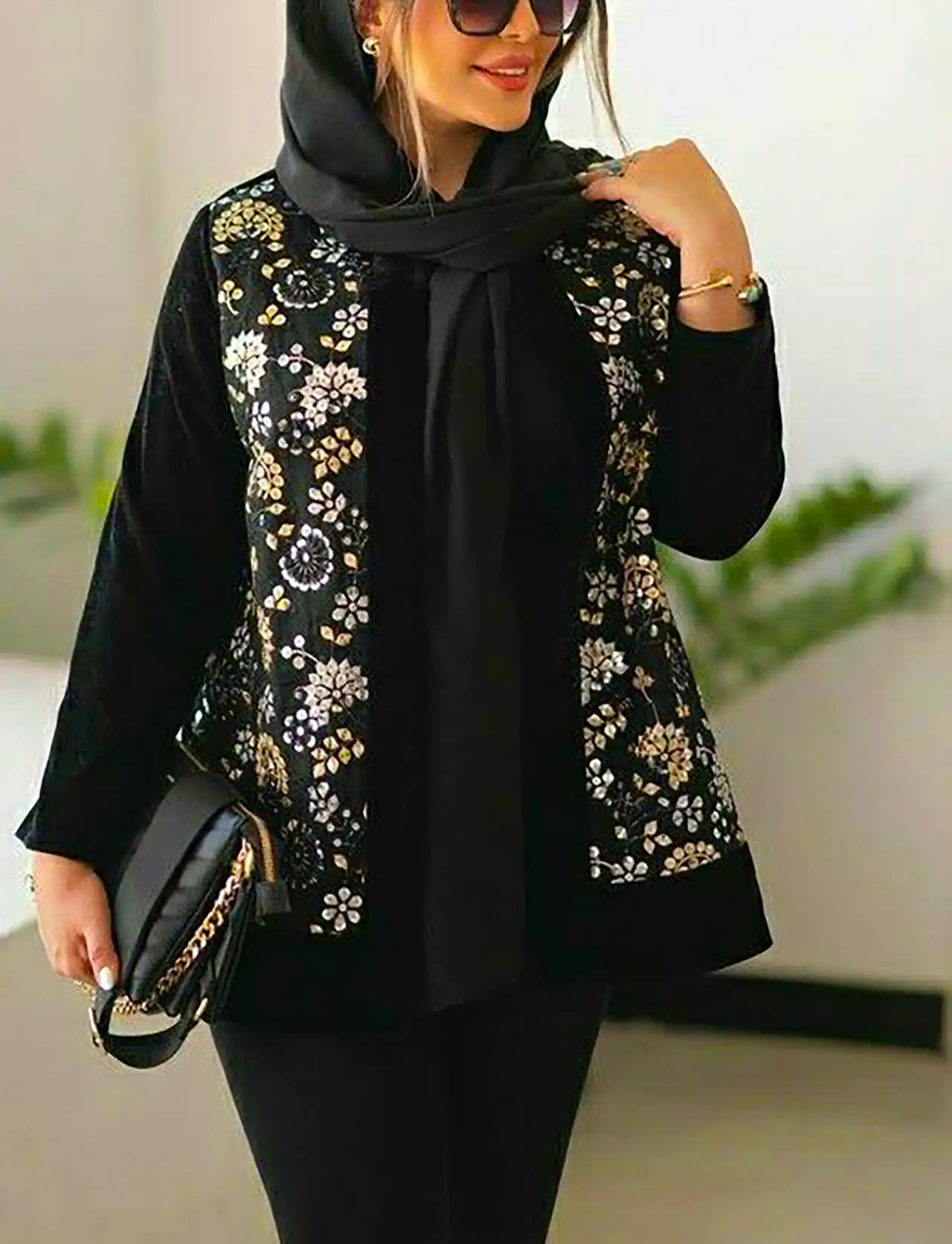 مانتو سوزن دوزی برای عید 1405