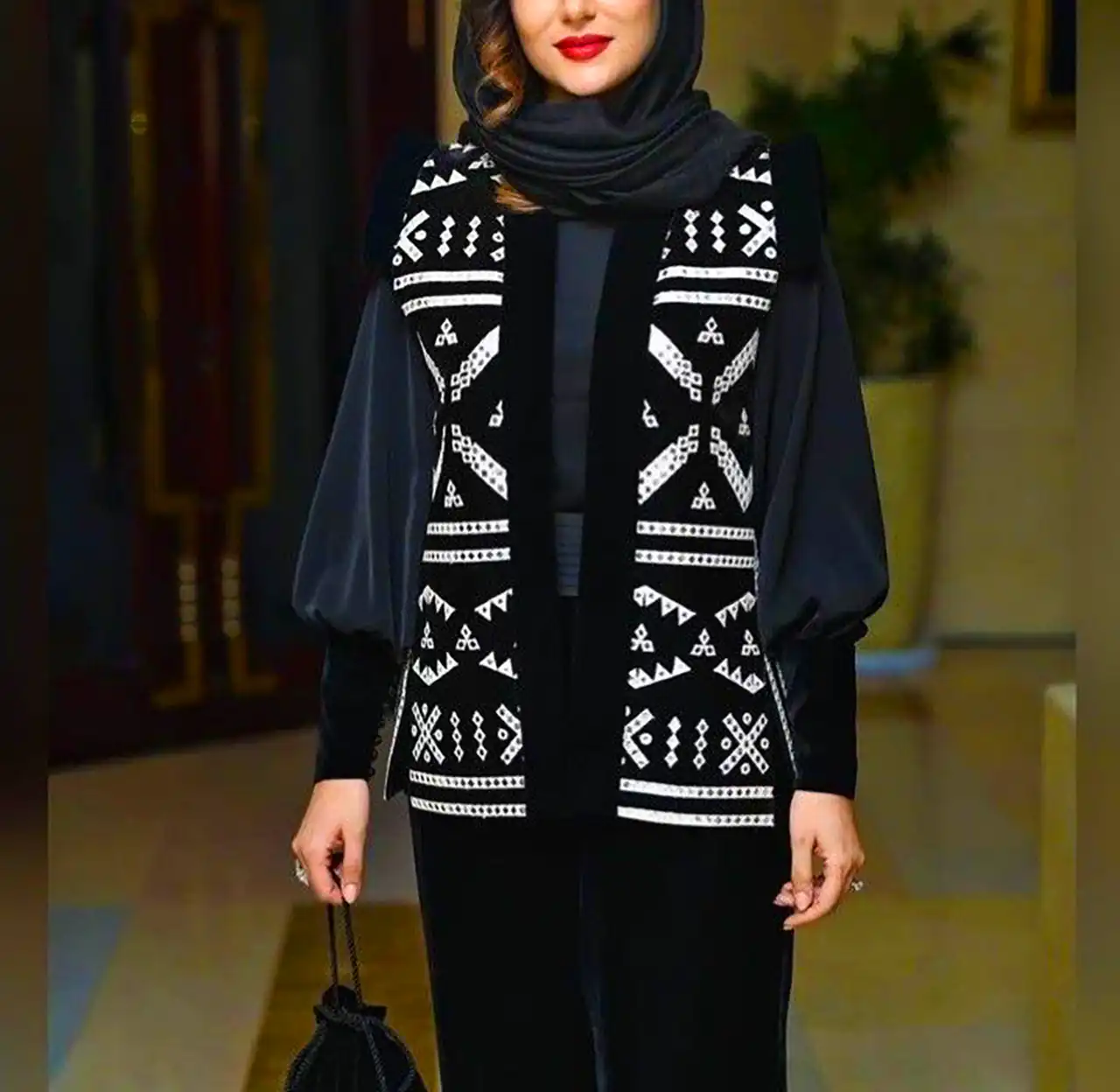 مانتو سوزن دوزی برای عید 1405