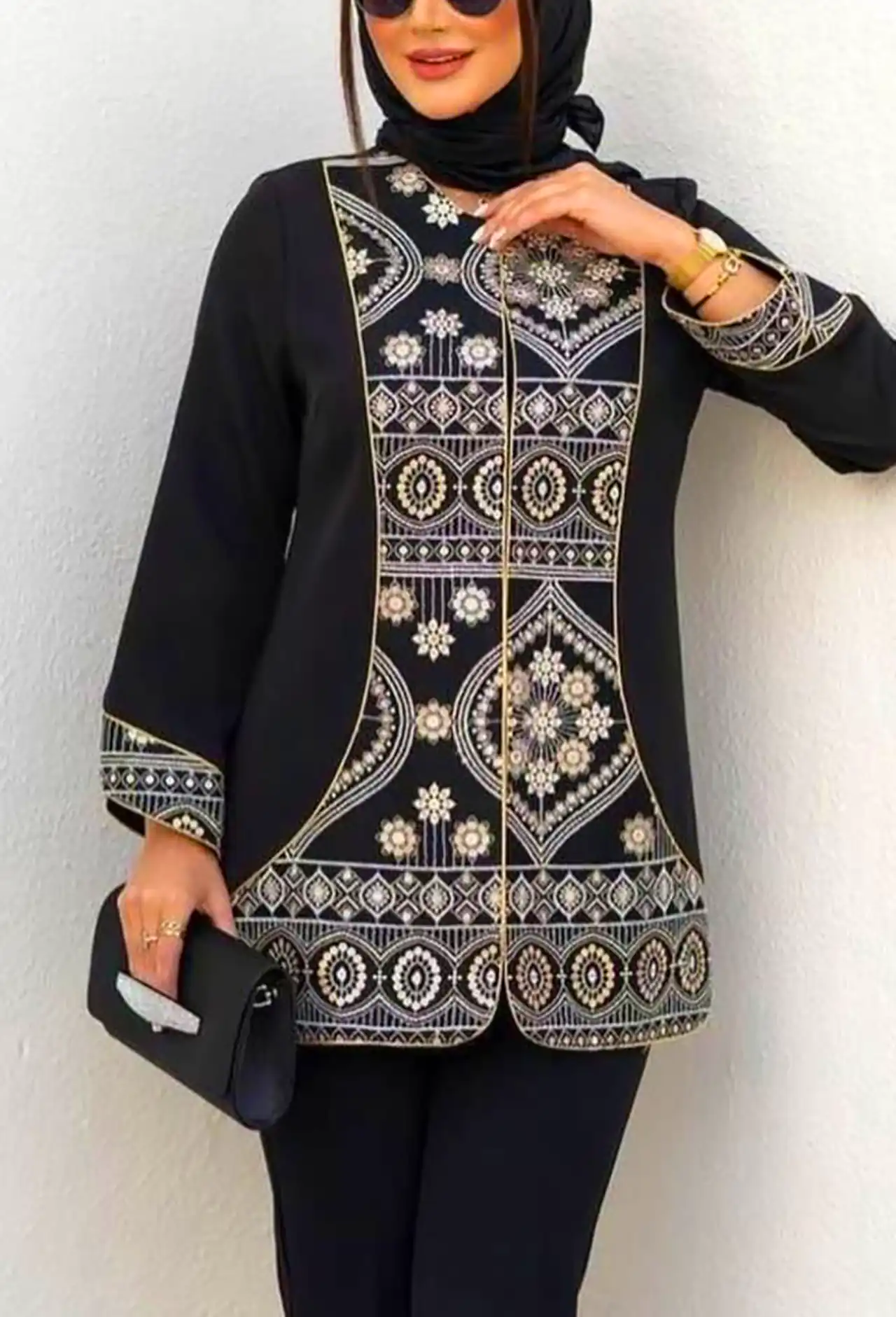 مانتو سوزن دوزی برای عید 1405