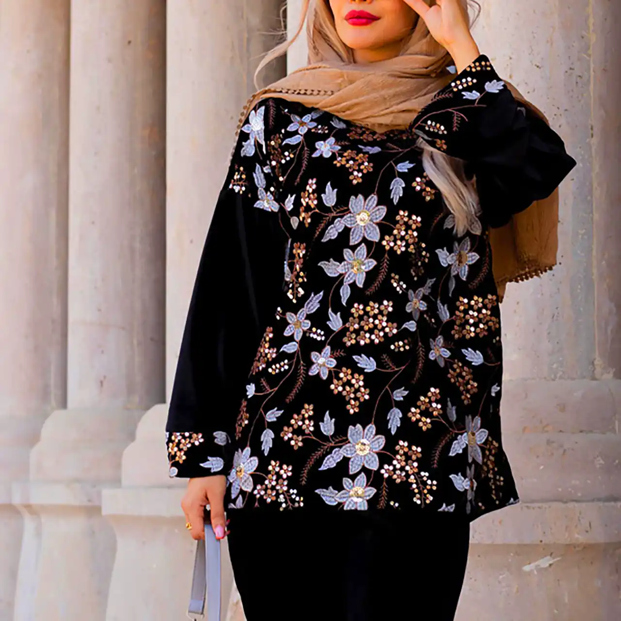 مانتو زنانه شیک مجلسی