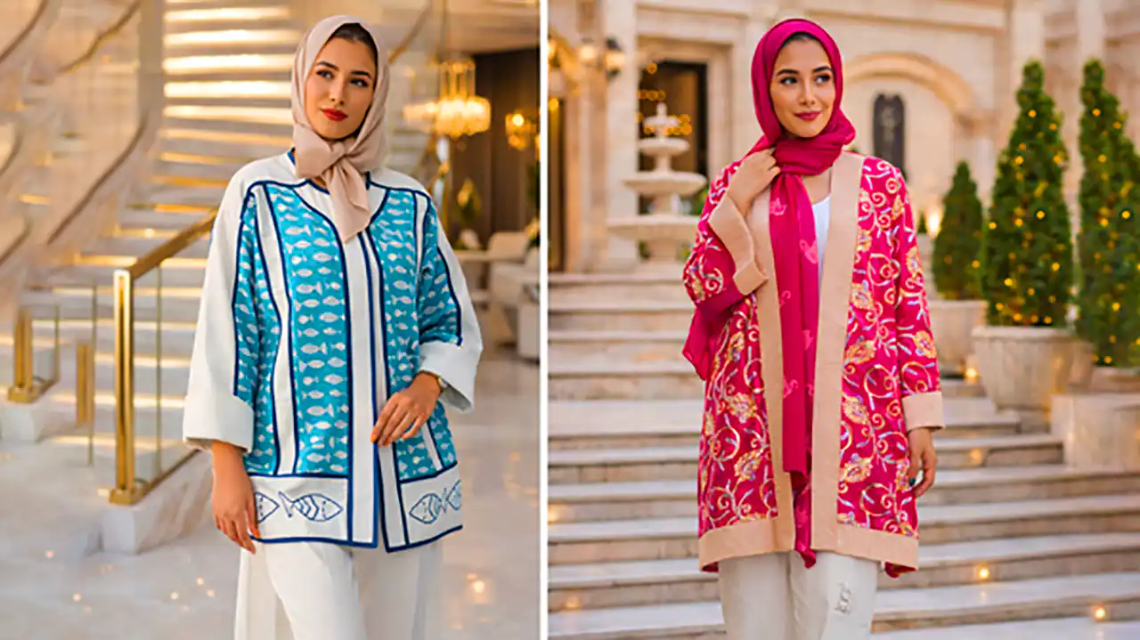 مانتو زنانه شیک مجلسی