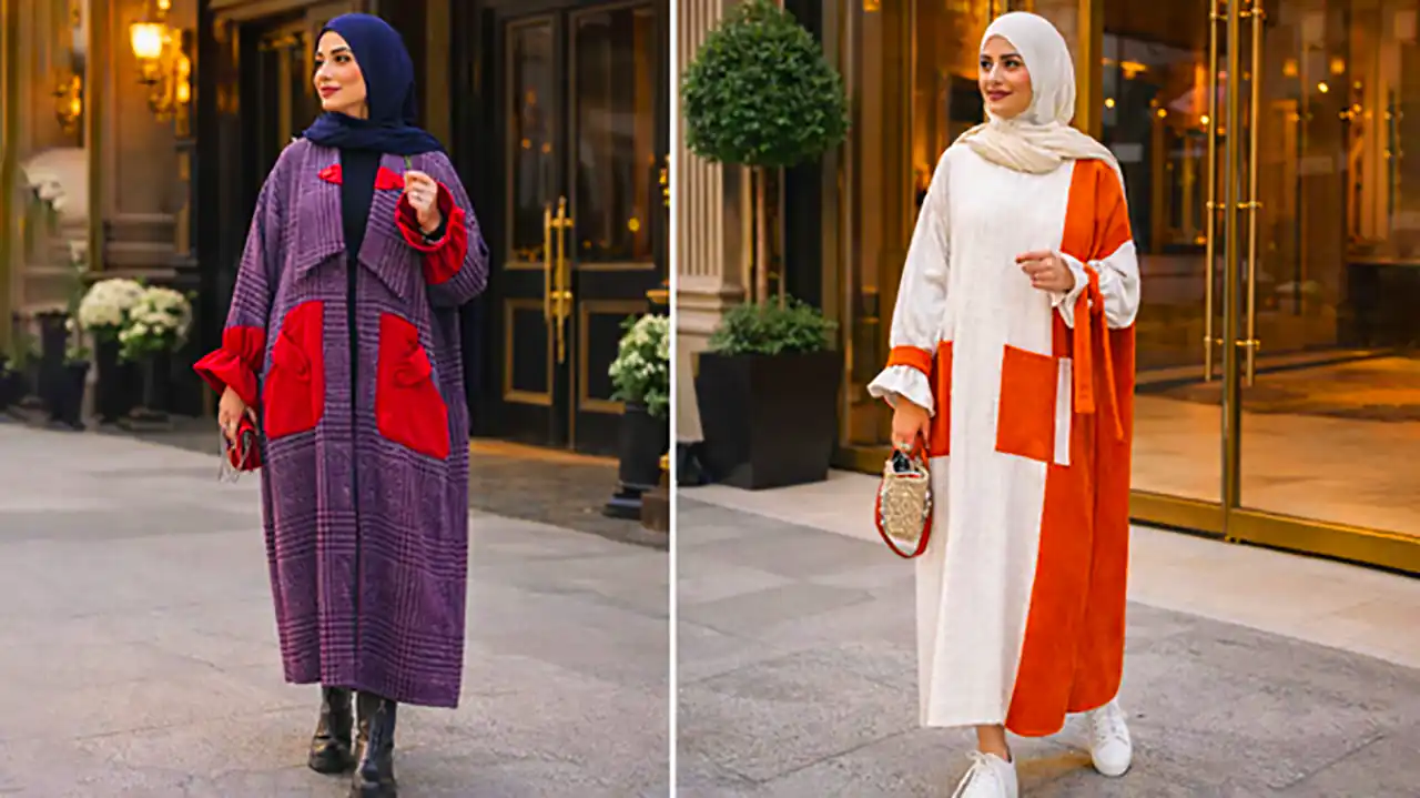 مانتو زنانه طرح دار خاص 