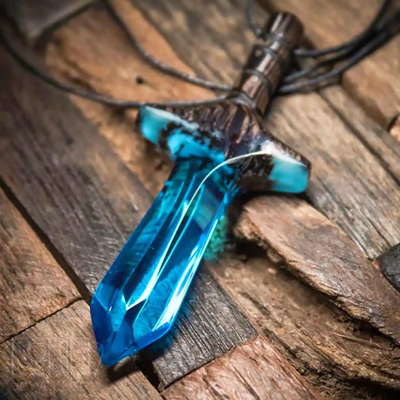 مدل گردنبند با طرح رزین