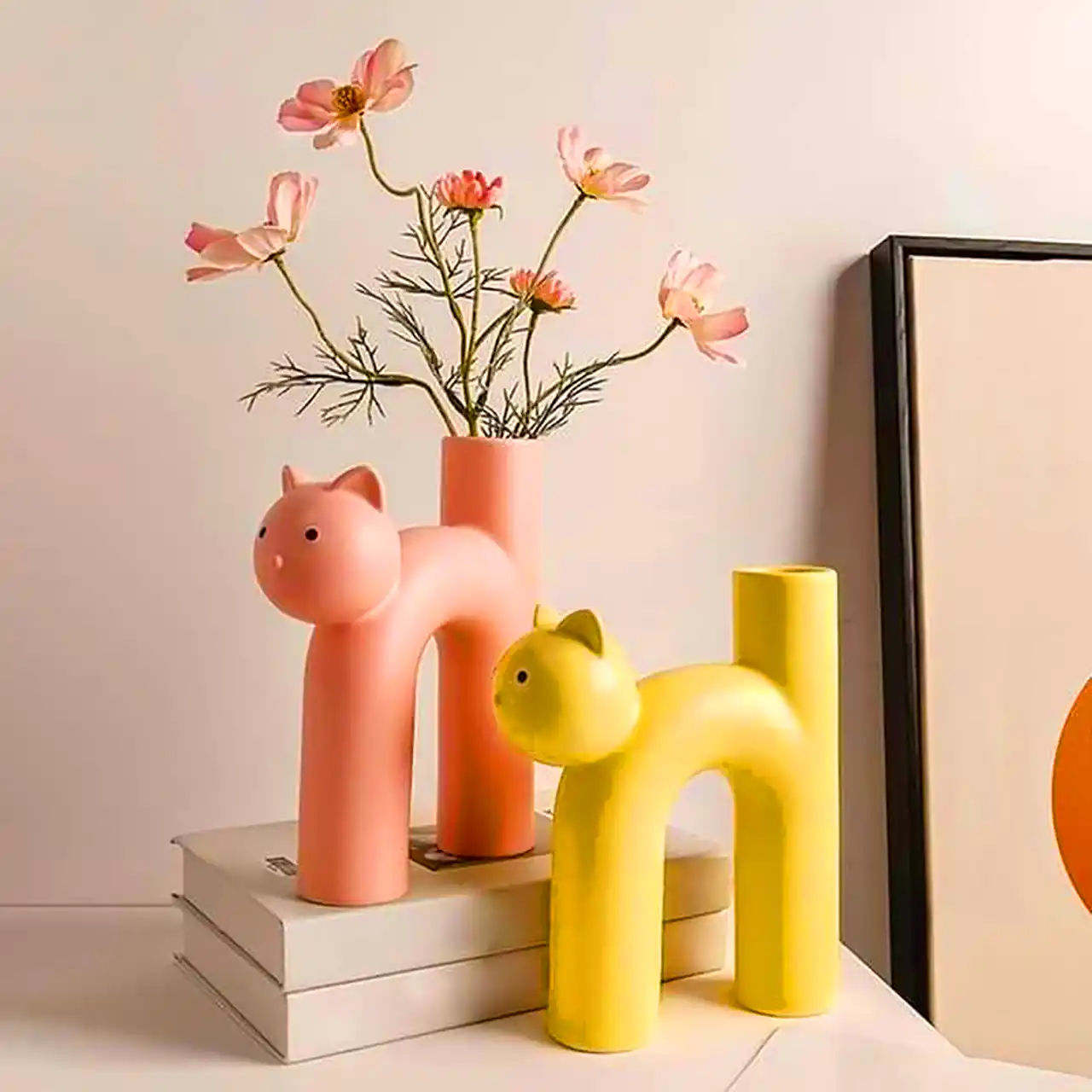 مدل گلدان مات دکوری