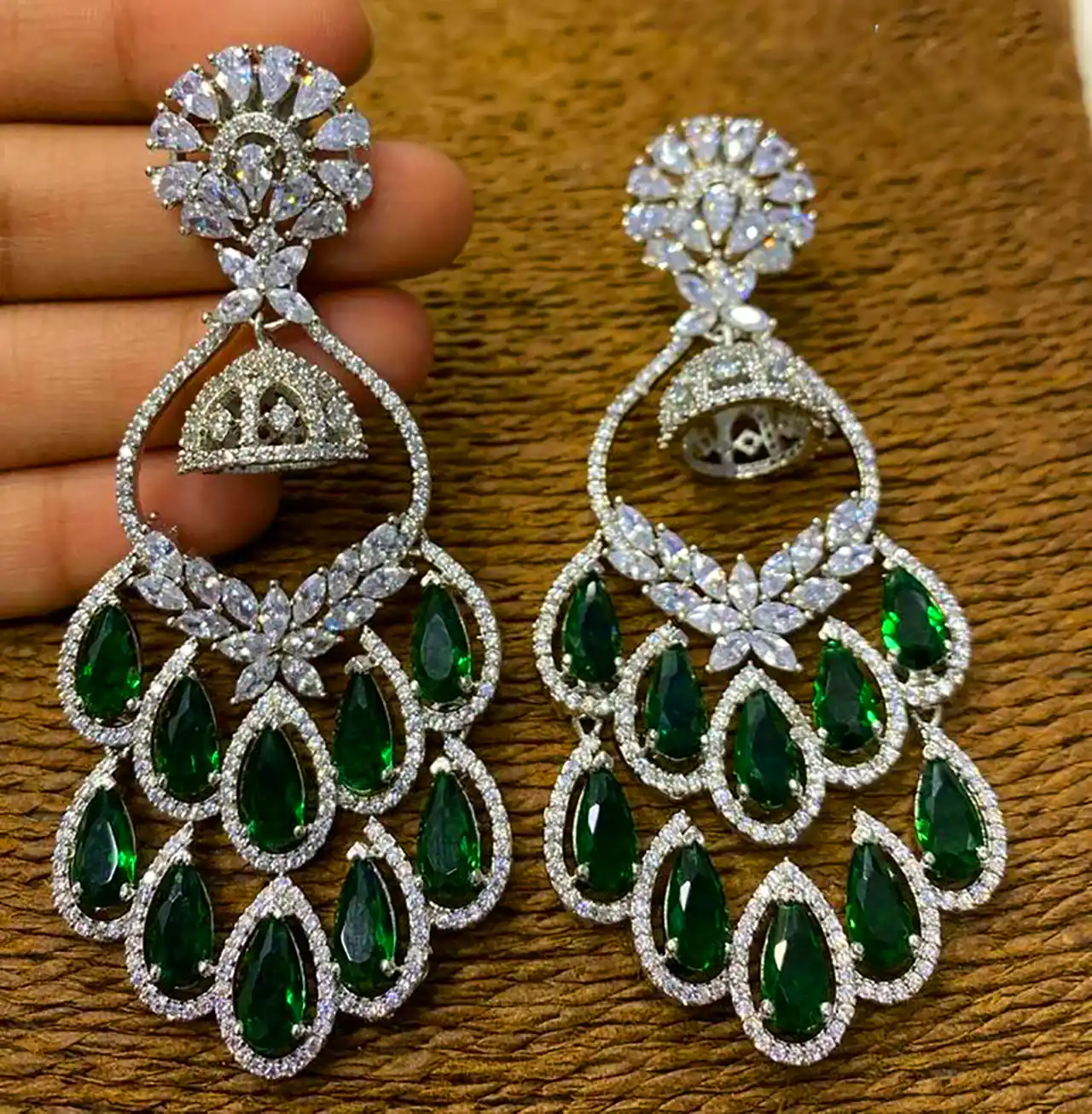 مدل گوشواره جواهری زیبا