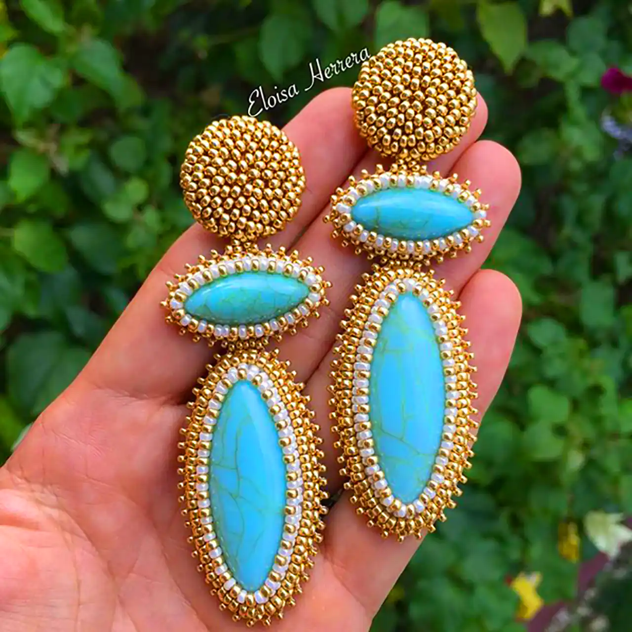 مدل گوشواره سلطنتی فیروزه 