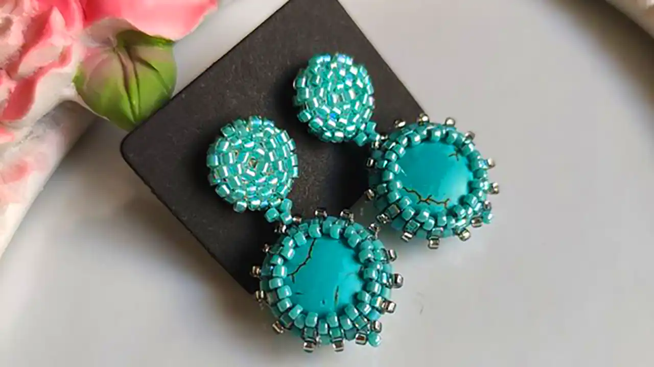 مدل گوشواره سلطنتی فیروزه 