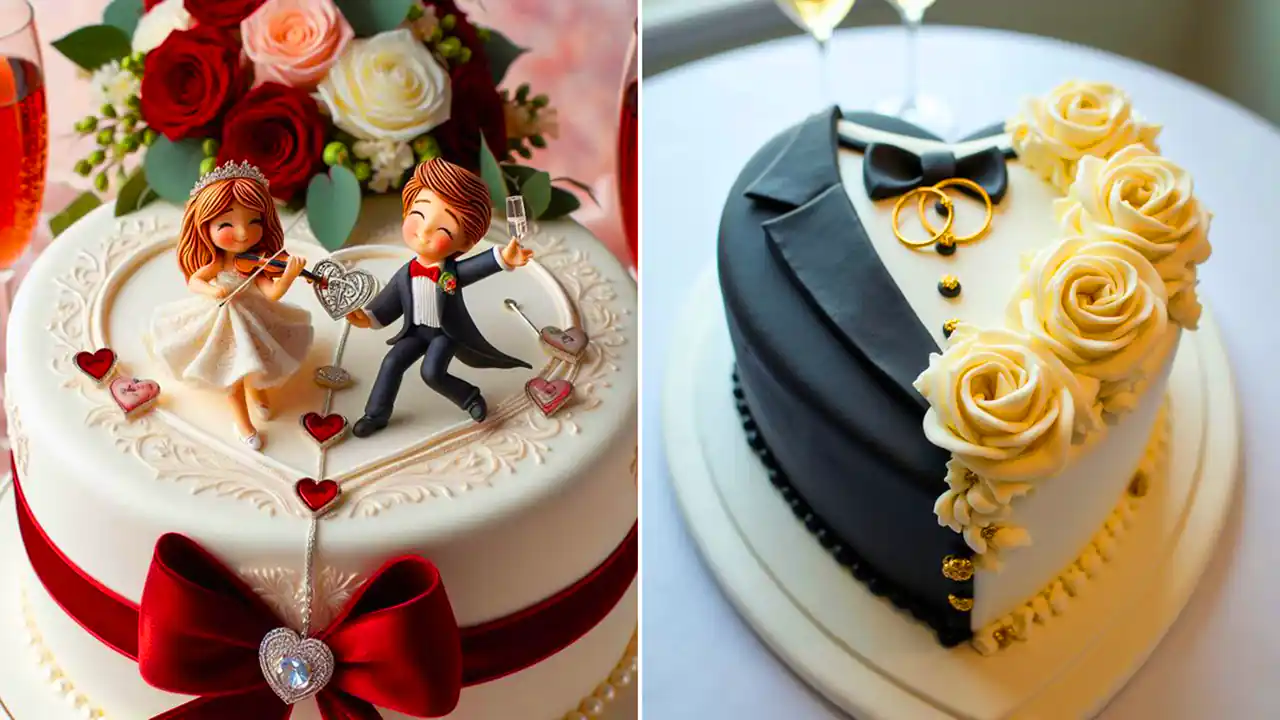 مدل کیک خاص برای سالن عروسی