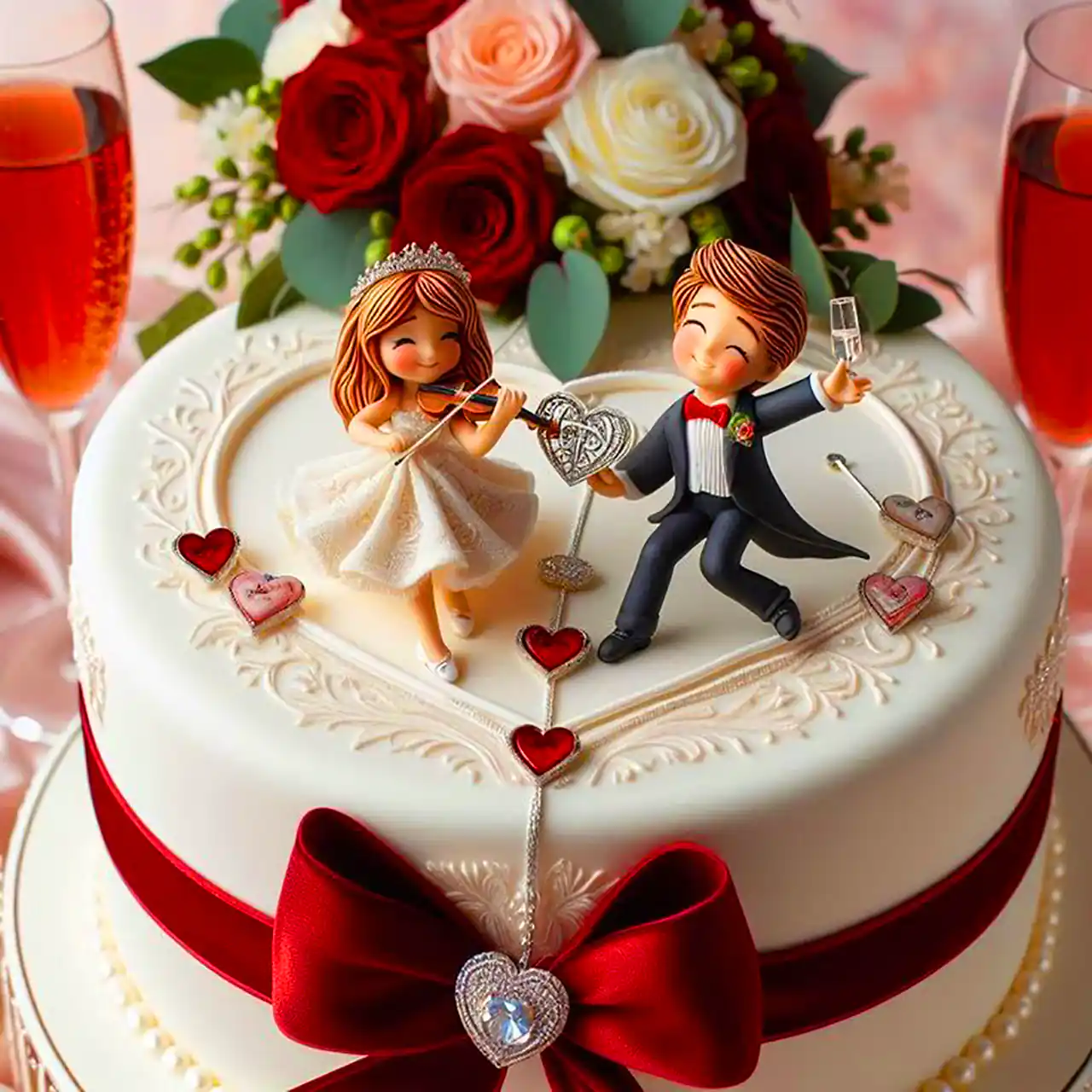 مدل کیک خاص برای سالن عروسی