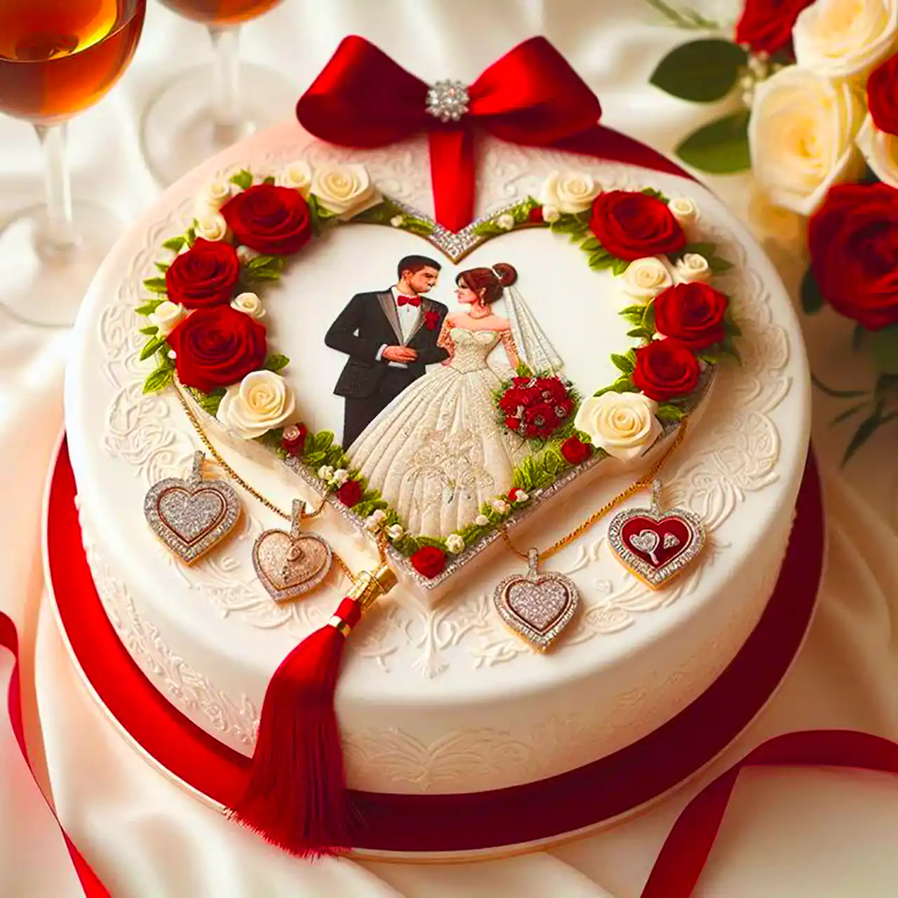 مدل کیک خاص برای سالن عروسی