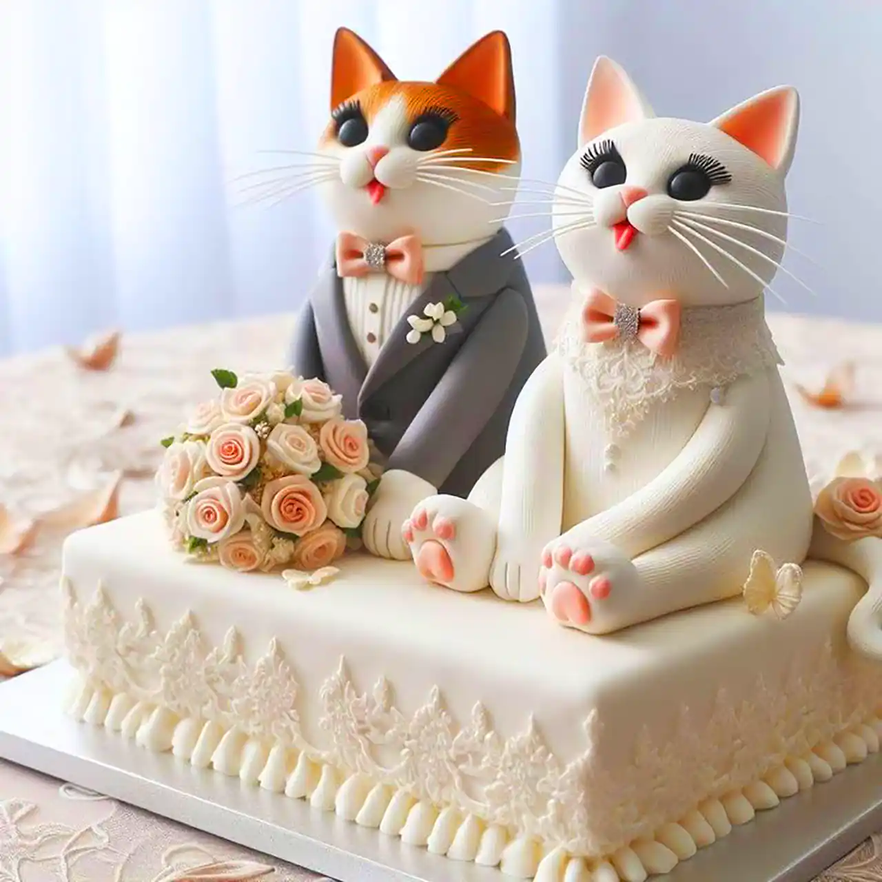 مدل کیک خاص برای سالن عروسی