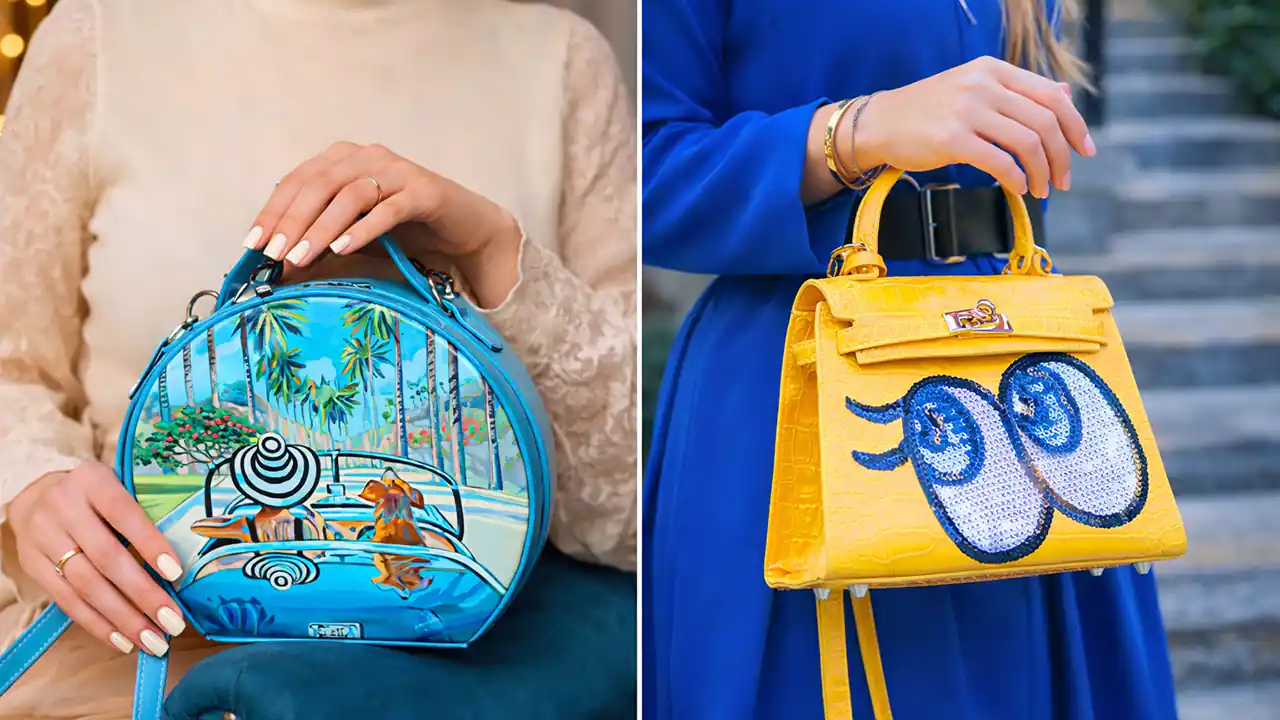 مدل کیف رنگی زنانه