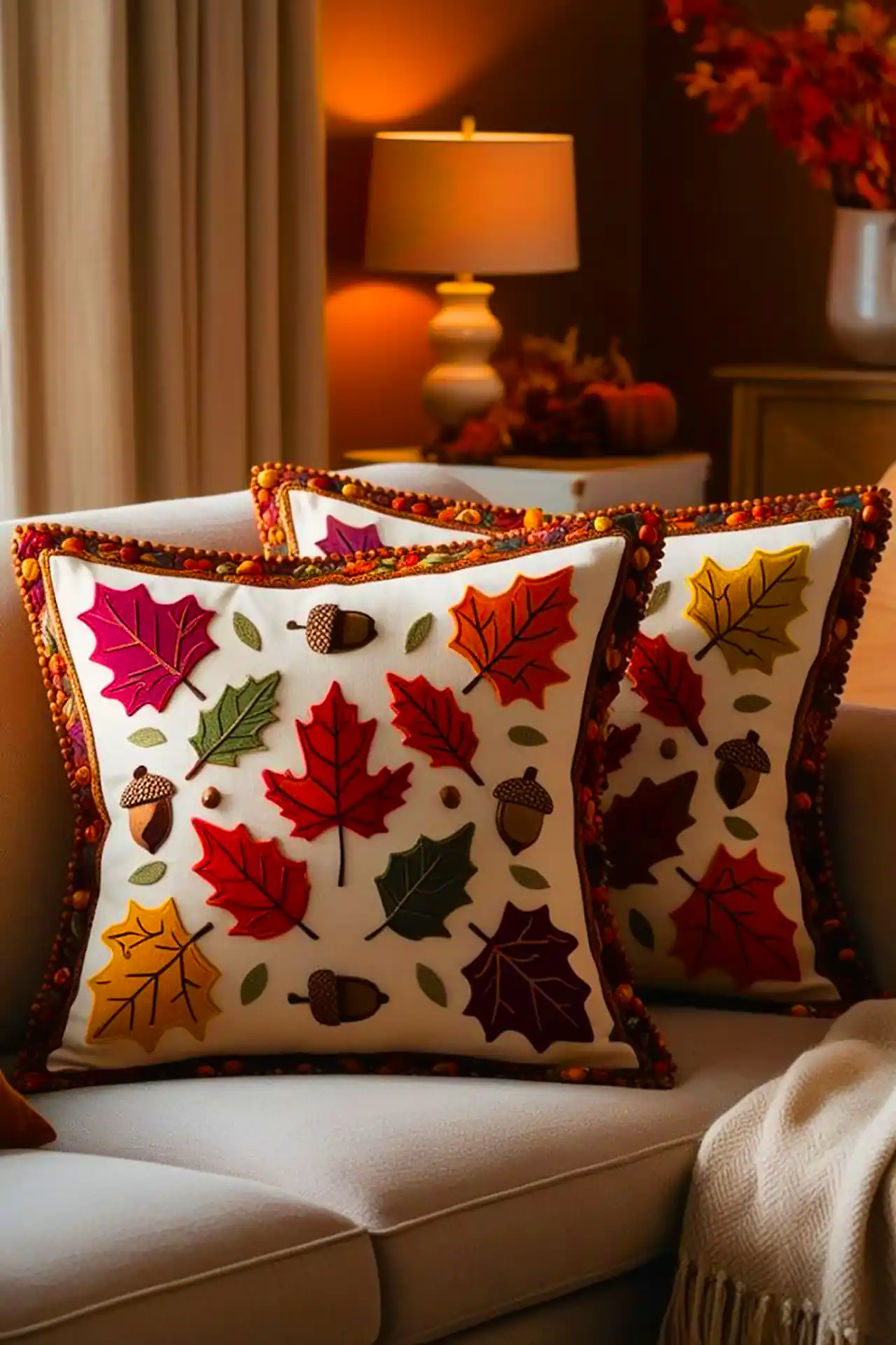 مدل کوسن با تم پاییزی